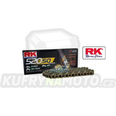 Řetěz RK 520 SO (94čl) - těsněný/ o kroužkový (zlatý)