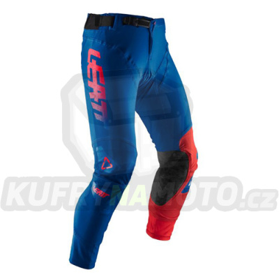 LEATT kraťasy CROSS GPX 5.5 I.K.S PANTS ROYAL barva granátová/červená velikost XXL