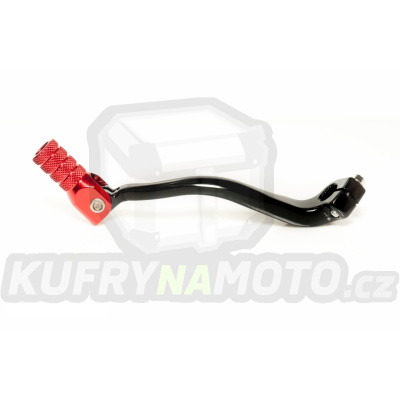 ACCEL SCL710953RDD řadící páka HONDA CRF 250R 2000-2007 Alu černá, koncovka červená