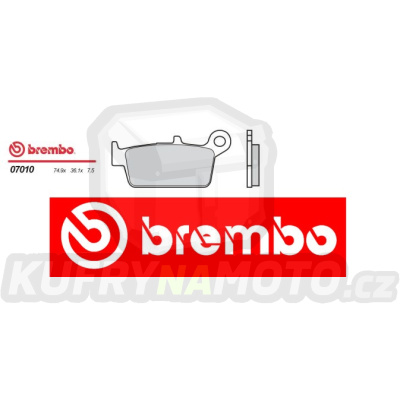 Brzdové destičky Brembo HONDA YUPY 90 r.v. Od 90 - 94 směs Originál Přední