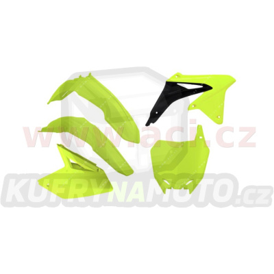 sada plastů Suzuki, RTECH (neon žlutá, 5 dílů)