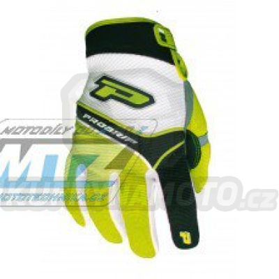 Rukavice motokros PROGRIP 4010/14 - žluté - velikost S