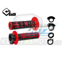 Rukojeti ODI V2 LOCK ON EMIG (2takt+4takt včetně 5 nástavců) - černo-červené