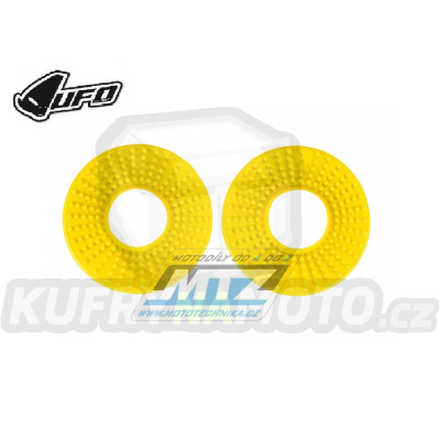 Kroužky rukojetí UFO Donut - žluté