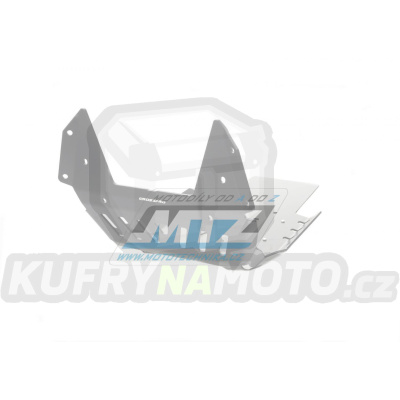 Kryt pod motor hliníkový Dual Sport -  Kryt pod motor hliníkový Dual Sport - Husqvarna 901 Norden / 22-24 + KTM 790 Adventure+R / 19-22 + 890 Adventure+R / 21-22 - barva stříbrná Ice Polished