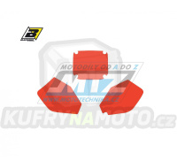 Polepy číslových tabulek (vystřižené) - Suzuki RM125+RM250 / 96-98 - barva červená