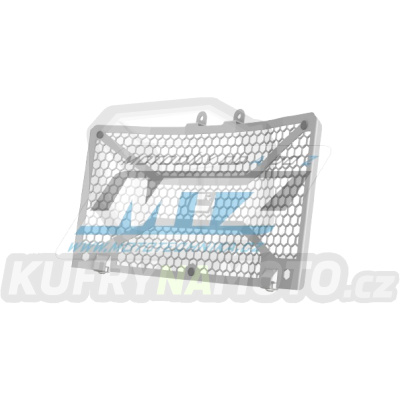 Kryty chladičů ocelové Dual Sport - Husqvarna Norden 901 / 22-24 + Norden Expedition / 23 - barva stíbrná (Brushed Steel)