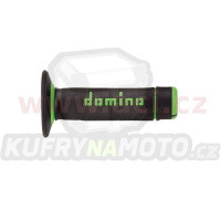 gripy A020 (offroad) délka 118 mm, DOMINO (černo-zelené)