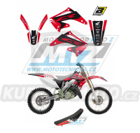 Polepy s potahem sedla (sada polepů a potah sedla Dream) - Honda CR125+CR250 / 02-07 - typ polepů Dream4