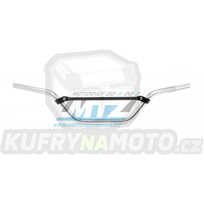 Řidítka s hrazdou (průměr 22mm) MTZ - ATV+Enduro High (vysoké provedení) - stříbrné