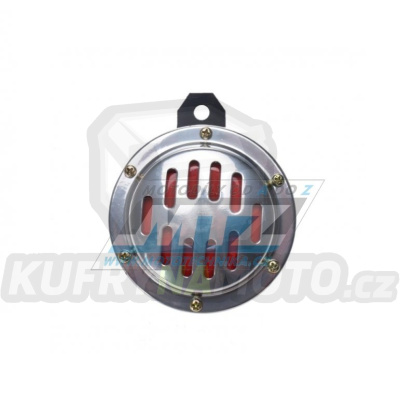 Houkačka/Klakson 6V - průměr 100mm - stříbrná