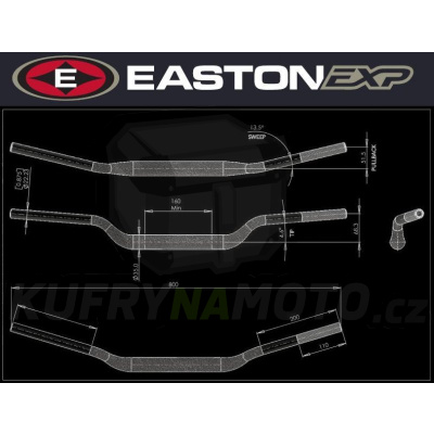 Řídítka EASTON EXP EXP M 68 51