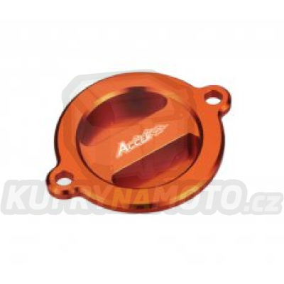 ACCEL kryt filtru oleje KTM EXC 450/500 '12-'16 barva oranžová