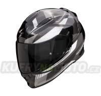 Moto přilba SCORPION EXO-491 ABILIS černo/stříbrno/bílá