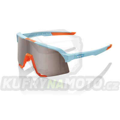 sluneční brýle S3 Soft Tact Two Tone, 100% (stříbrné sklo)