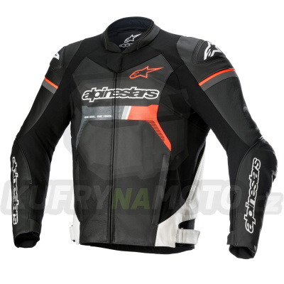 bunda GP FORCE, ALPINESTARS (černá/bílá/červená fluo) 2024