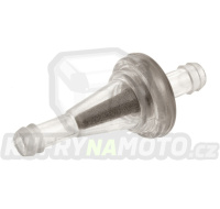 palivový filtr s kovovou vložkou, Q-TECH (pro vnitřní průměr hadice 5-6 mm)