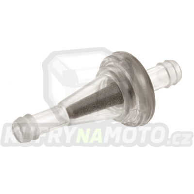 palivový filtr s kovovou vložkou, Q-TECH (pro vnitřní průměr hadice 5-6 mm)
