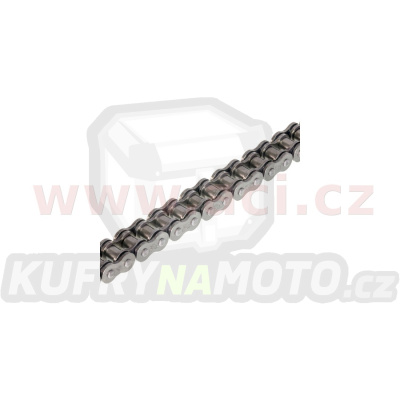řetěz 428X1R, JT CHAINS (x-kroužek, barva černá, 124 článků vč. rozpojovací spojky)
