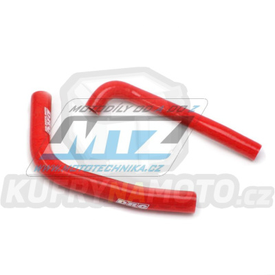 Hadice chladiče DRC RADIATOR HOSE KIT - DRC D47-01-143 - Honda CRF250L / 12-20 + CRF250L RALLY / 17-20 - červené (sada 2ks)