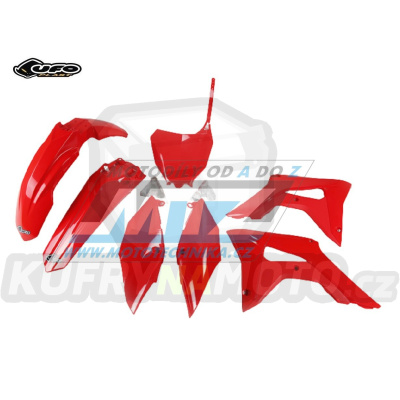 Sada plastů Honda CRF450R / 17-20 + CRF250R / 18-21 - barva červená
