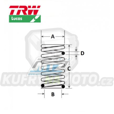 Pružiny spojkové (sada) Lucas MEF306-6 - Suzuki GSX-R600 / 11-16 + GSX-R750 / 11-16