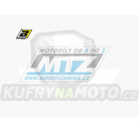 Polepy číslových tabulek (vystřižené) - Honda CRF250/08-09 - barva bílá