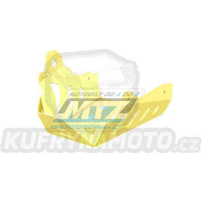 Kryt pod motor hliníkový Dual Sport -  Suzuki DL1000 V-Strom / 02-13 - barva žlutá