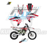 Polepy s potahem sedla (sada polepů a potah sedla Dream) - Husqvarna CR125+WR125 / 09-13 + TC250+TC310 + TE250+TE310 / 08-13 + TC450+TC510 + TE450+TE510 / 08-10 - typ polepů Dream4