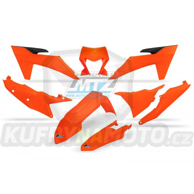 Sada plastů KTM 150EXC+250EXC+300EXC + 250EXCF+350EXCF+450EXCF+500EXCF / 24-25 - barva oranžová (neon oranžová)
