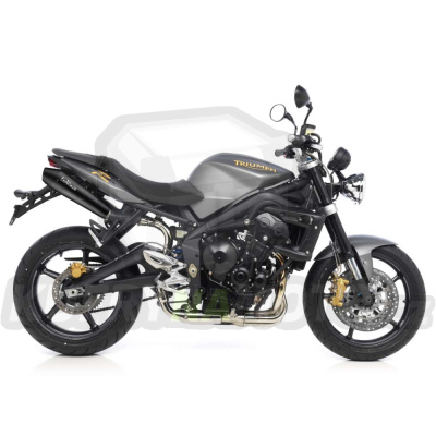 Výfuk Leo Vince Triumph STREET TRIPLE 675 R 2009 - 2012 GP STYLE BLACK LVKN917-7940B