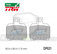 Destičky brzdové DP631-LUEC TRW Lucas MCB700EC - směs Allround Economy