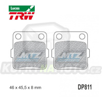 Destičky brzdové DP811-LUSI TRW Lucas MCB561SI - směs Sinter Offroad
