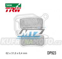 Destičky brzdové DP923-LUEC TRW Lucas MCB740EC - směs Allround Economy