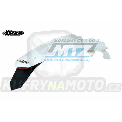Blatník zadní včetně LED světla KTM 125+200+250+300EXC / 12-16 + 250+350+450+500EXC / 12-16 - barva bílá