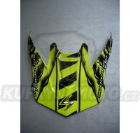 Kšilt SCORPION VX-15 AIR OIL žlutý fluo