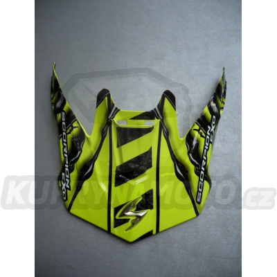 Kšilt SCORPION VX-15 AIR OIL žlutý fluo
