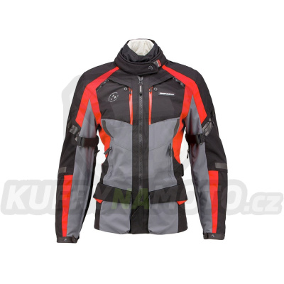 bunda 4SEASON EVO LADY, SPIDI, dámská (černá/šedá/červená)