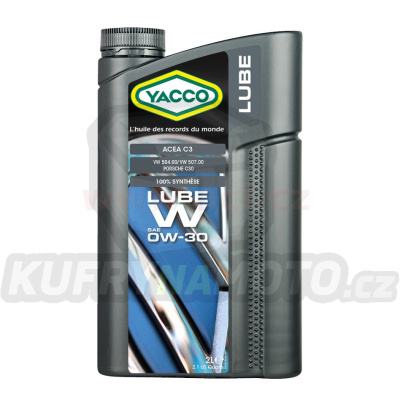 Motorový olej YACCO LUBE W 0W30, 2 L