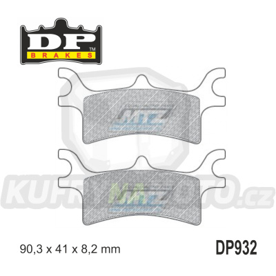 Destičky brzdové DP932 - DP BRAKES směs Premium Sinter OEM