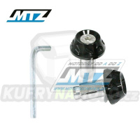 Koncovky/závaží řidítek 2IN1 - černé (pro vnitřní průměr řidítek ¤13/¤17mm)