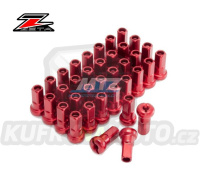 Sada niplů Z-WHEEL - typ Q4 (36ks) - ZETA W31-Q4363 - červené