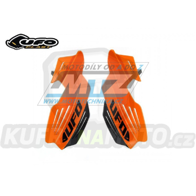 Kryty páček Ufo Vulcano+ALU - včetně montážního kitu - oranžové