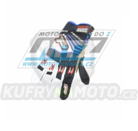 Rukavice motokros PROGRIP 4010/11 - modro-bílé - velikost S