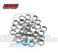 Podložka pod niple do ráfku - Nerez - rozměry 6,1x9mm - síla 1mm
