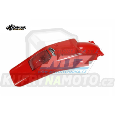 Blatník zadní včetně světla Honda XR250+XR400 / 96-25 - barva červená