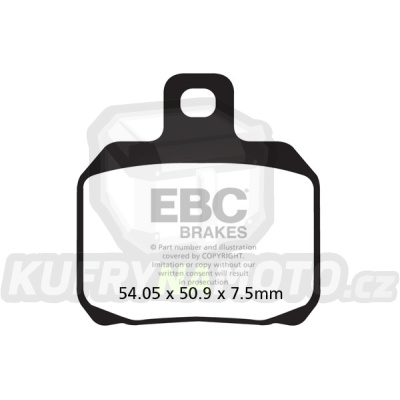 Brzdové destičky EBC SFA266HH