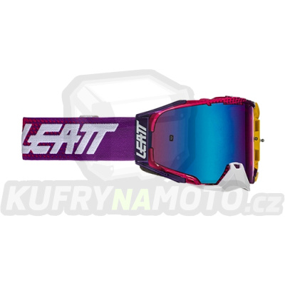 LEATT VELOCITY 6.5 BRÝLE IRIZ GOGGLE SPOJENÉ MODRÉ UC 26% FURPLE / YELLOW-8021700100-akce