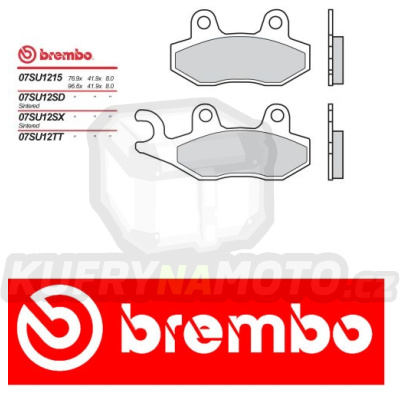 Brzdové destičky Brembo KAWASAKI KDX 200 r.v. Od 93 -  směs SX Přední