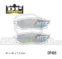 Destičky brzdové DP405 - DP BRAKES směs Premium Sinter OEM
